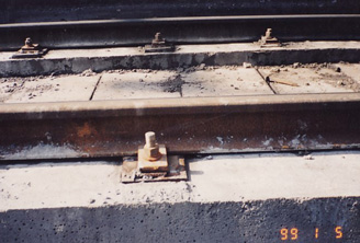 1999年熄焦车轨道改造后现场图-轨道细节